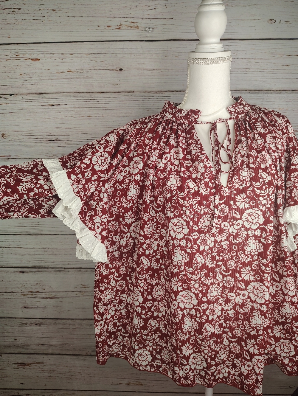 See By Chloe Cotton Voile Peonies Blouse - Picture 8 of 13
